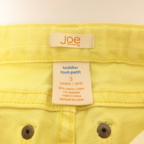 Joe Fresh yellow pants 3T - Picture 4 of 5
